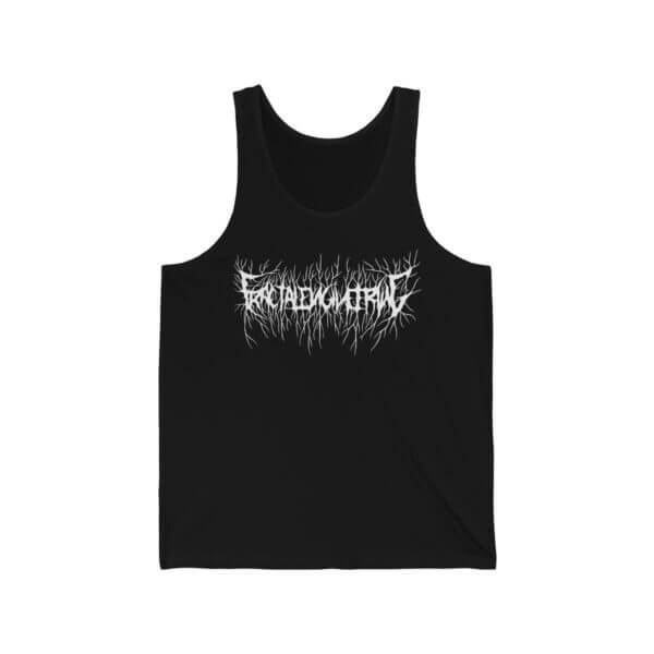 Black Metal Jersey Tank